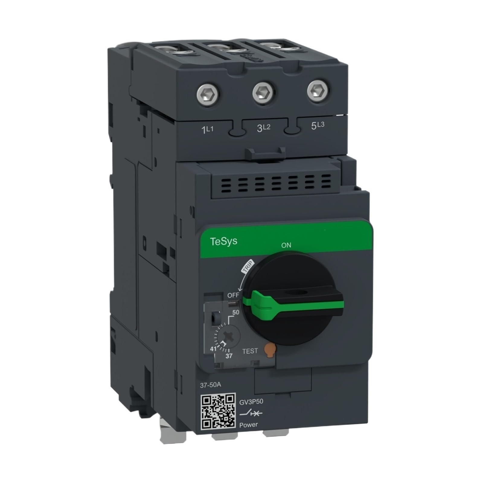 TYEXCZARF GV3P501 GV3-P501 Motor circuit breaker, GV3, 3P, 37-50 A