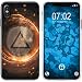 Produktbild PhoneNatic Case kompatibel mit Apple iPhone XS Max Silikon-Hülle Element Feuer M3