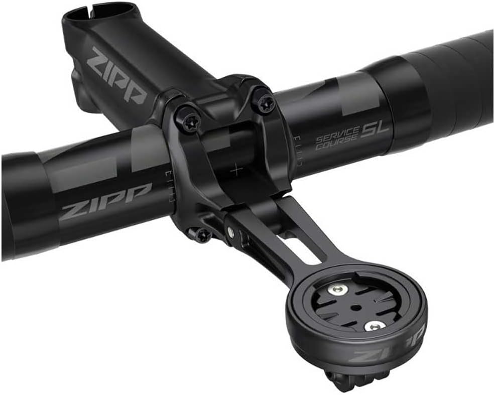 Zipp, Service Course SL QuickView Integrated Mount, Computer Bike Mount, Garmin/Wahoo or Hammerhead, Stem Mount, Black