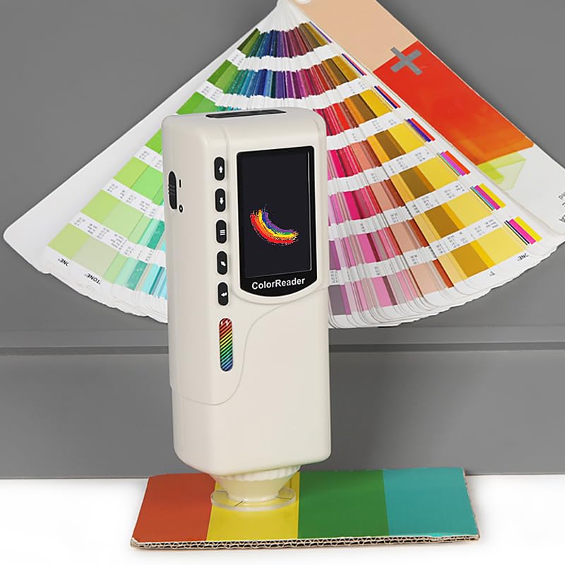 Color Reader Industrial Enhanced Version ColorReader Color Difference Analyzer with Repeatability withinΔE*ab 0.05 Division Value 0.01 Observer 2°/10° Light Spot Positioning Mode Data Storage