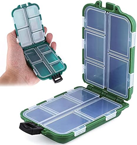 Amazon Co Jp 釣り道具箱 10個のコンパートメントを備えたミニ収納ボックス スプーンフック 餌 釣りアクセサリー Green China スポーツ アウトドア Amazon Co Jp 釣り道具箱 10個のコンパートメントを備えたミニ収納ボックス スプーンフック 餌 釣りアクセサリー Green China スポーツ アウトドア