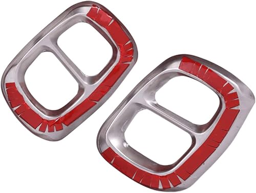 YIWANG 304 Tubería de acero inoxidable salida salida de escape cola marco cubierta para Mercedes-Benz GLA X156 2014-2018 Auto Accesorios (Plata)