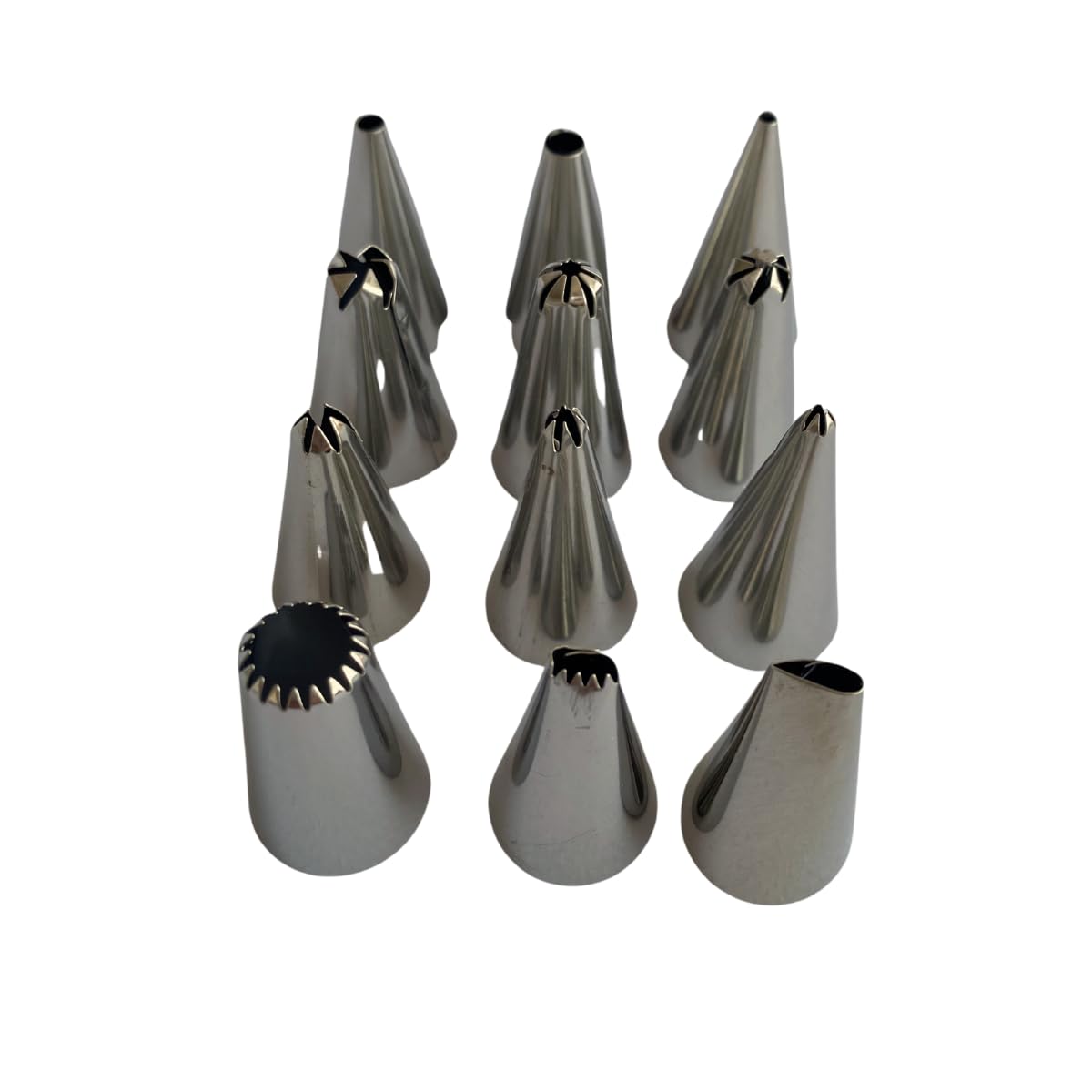 mastrad - 12 Stainless Steel nozzles for Piping Bags