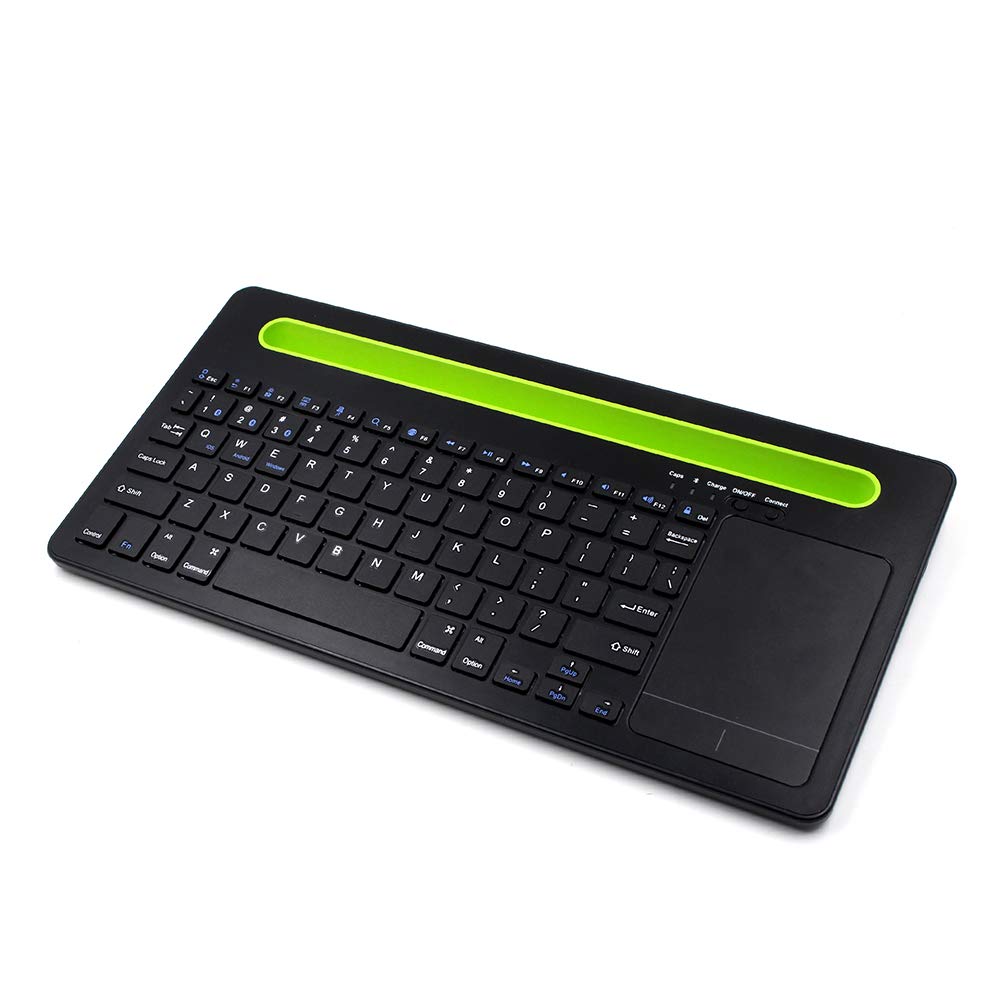 HDWR TyperCLAW BM110 klawiatura z touchpadem, Bluetooth 3.0, stojak na telefon lub tablet, multi-parowanie, tryb trójkanałowy, cicha praca, energooszczędna, typerCLAW BM110