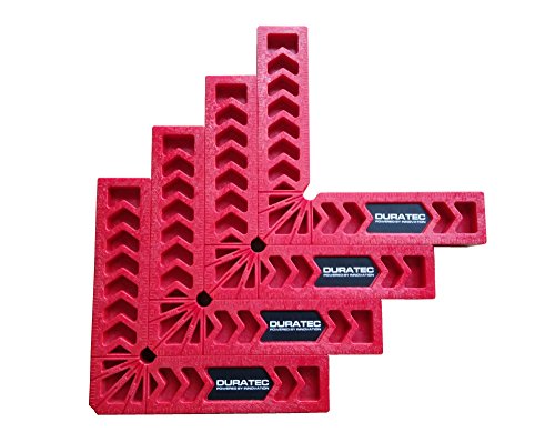 Duratec Positioning Squares, Woodworking Tool, Clamping 90 Degree Angles for Picture Frames, Boxes