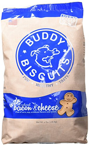 Buddy Biscuits Oven Baked - 4 lb Value Bag in Bacon and Cheese