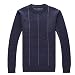 Produktbild Herbst und Winter Herren Untermantel Plaid Pullover Rundhals Lose Casual Trend Herren T-Shirt Gr. XX-Large, grau