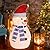 Lighted Snowman Holiday Displays, Light Up Collapsible Snowman Pre Lit Pop Up Snowman Christmas Decorations for Indoor Outdoor Garden Yard Lawn Holiday Party Decor