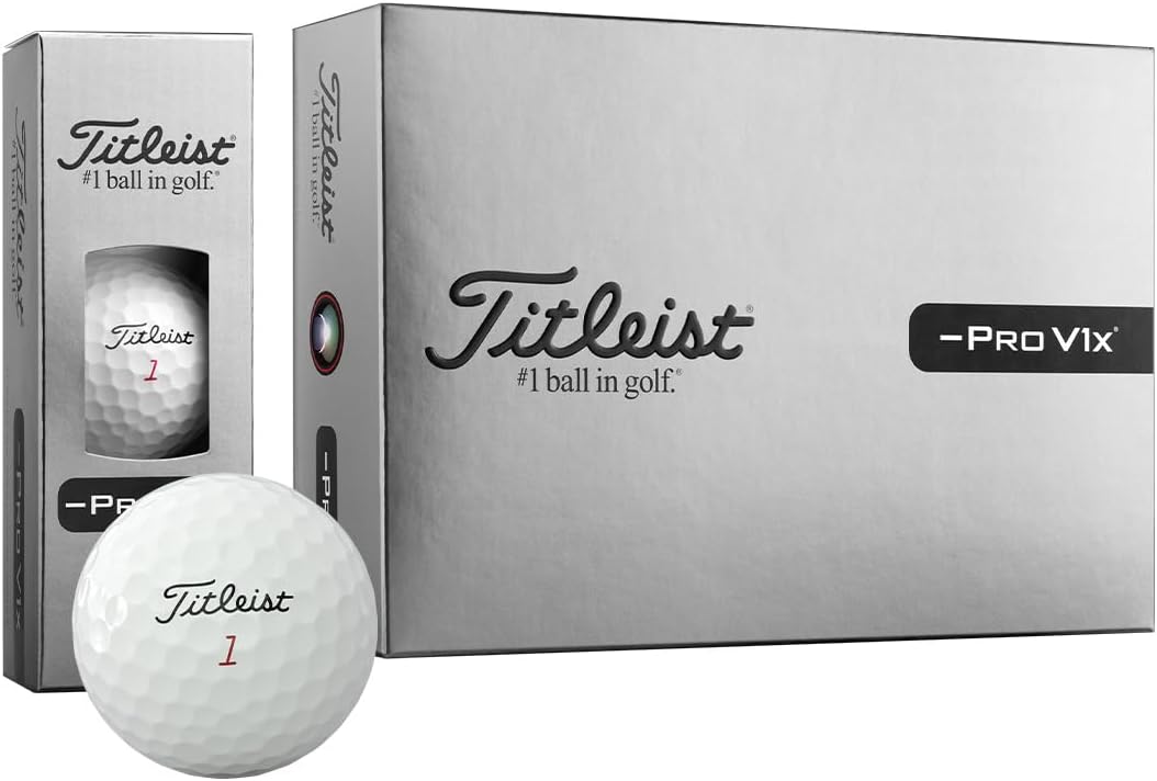 Titleist Pro V1x Left Personalized Golf Balls - Logo, Custom Golf Balls