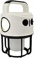 Lampião Luminária Led e Lanterna de Mão Recarregável USB Bateria Camping Aventura Manutenção 2 em 1