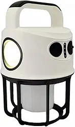 Lampião Luminária Led e Lanterna de Mão Recarregável USB Bateria Camping Aventura Manutenção 2 em 1