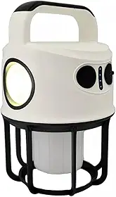 Lampião Luminária Led e Lanterna de Mão Recarregável USB Bateria Camping Aventura Manutenção 2 em 1