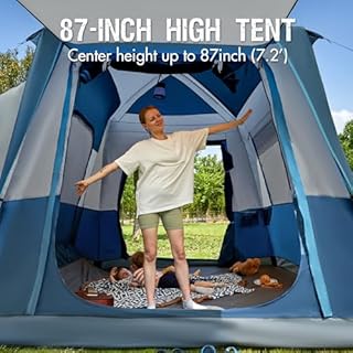 Portal 5 Man Car Camping Tent SUV Tent 4-5 Persons Family 3000mm Water-resistant for Vehicle Tailgate Windproof with 3 Doors Awning Canopy Porch Extension