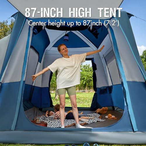 Portal 5 Man Car Tent SUV Tent 4-5 Persons Family Camping Tent for Vehicle with Porch Extension Tailgate Awning 3000mm Water-resistant Windproof - Image 3