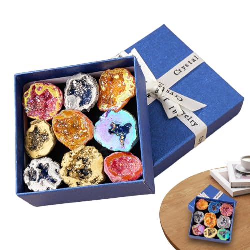 Pierres d'agate naturelle pour kit de minéraux décoratifs et rituel de méditation zen