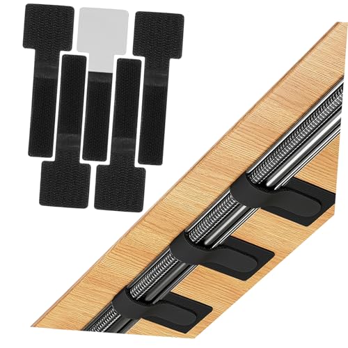 Homoyoyo Cable Management Ties 40 Pcs Wire Straps Adhesive Wire Organizer for Under Desk Cord Management Straps miniatura 1
