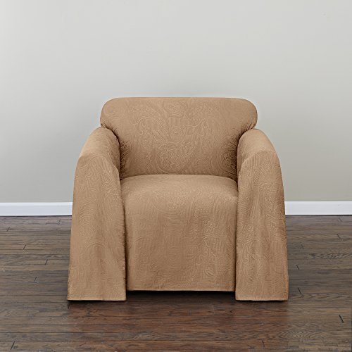 Stylemaster Alexandria Furniture Throw, Chair, Mocha - Thumbnail 4