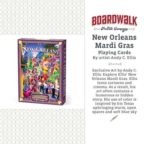 Baraja de Cartas Boardwalk Premium Mardi Gras miniatura 6