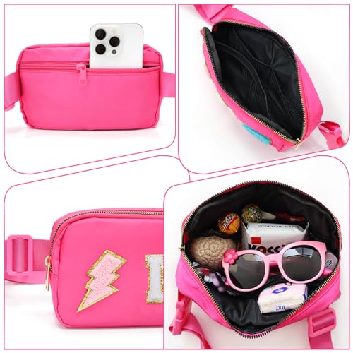 Image of Preppy Nylon, Waterproof, Gold-Plated Zipper, Adjustable Strap, Birthday Christmas Easter Gifts for 4-13 Year Old Teen Girls