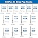 smseace 900Pcs Pop Rivets Assortment Kit Packed in Handheld Box 14-Sizes (3/32 inch1/8 inch5/32 inch3/16 inch1/4 inch) Assorted Blind Rivets for Metal,Furniture,Automotive,Instrument