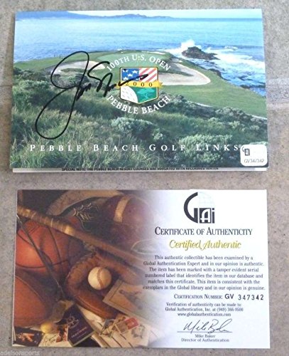 Jack Nicklaus Autographed 100th US Open Golf Scorecard