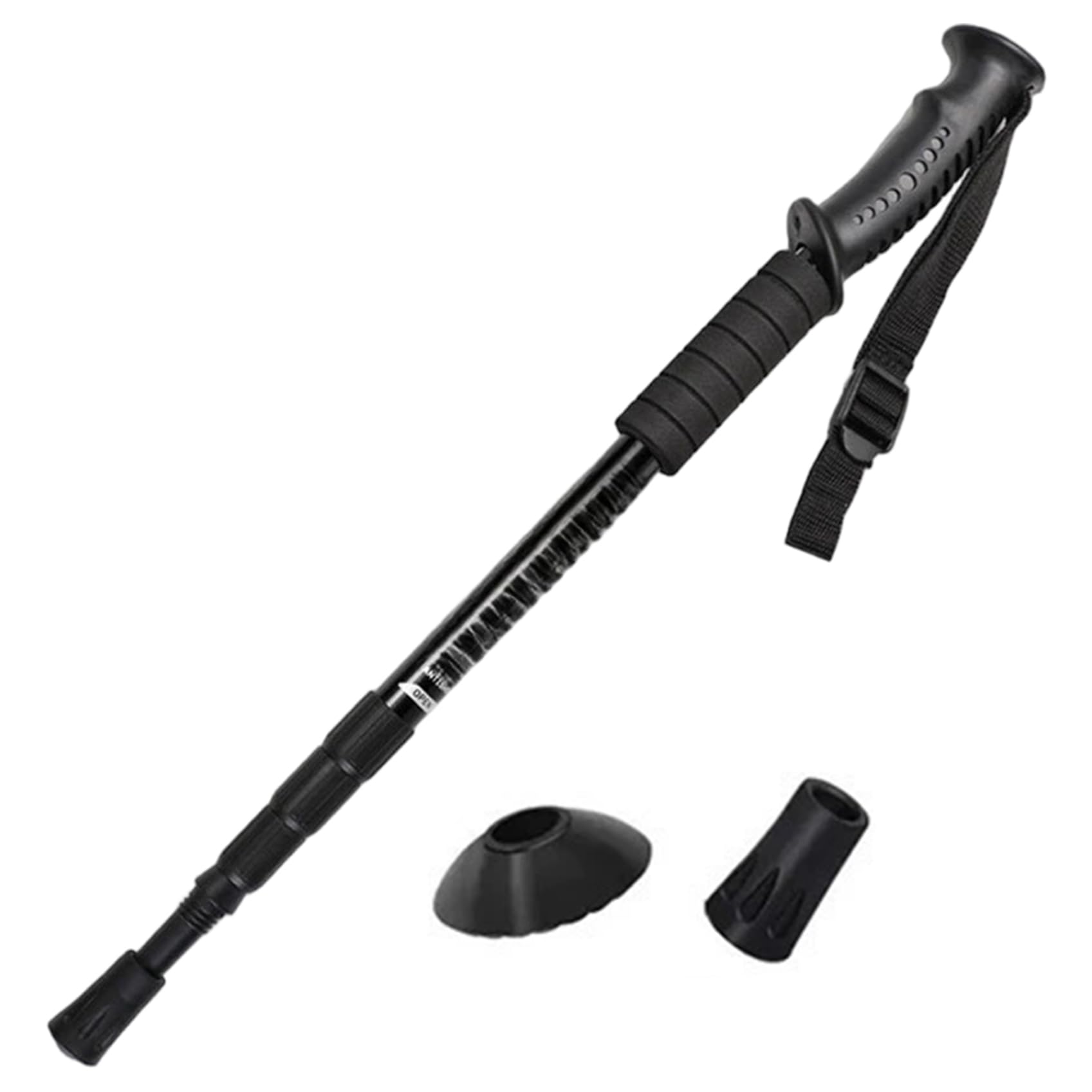 Hperu Telescopic Trekking Poles, Anti-Shock Lightweight Hiking Sticks, Non-Slip Aluminum Alloy Walking Poles for Adults