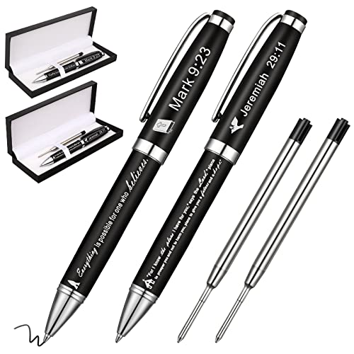 Stylos à bille Jeremiah 29:11 avec recharges pour femme et bureau