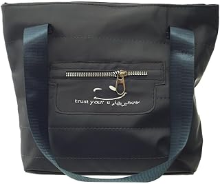 شنطة يد بتصميم منتفخ طراز OX T 131 من او اكس، لون كحلي