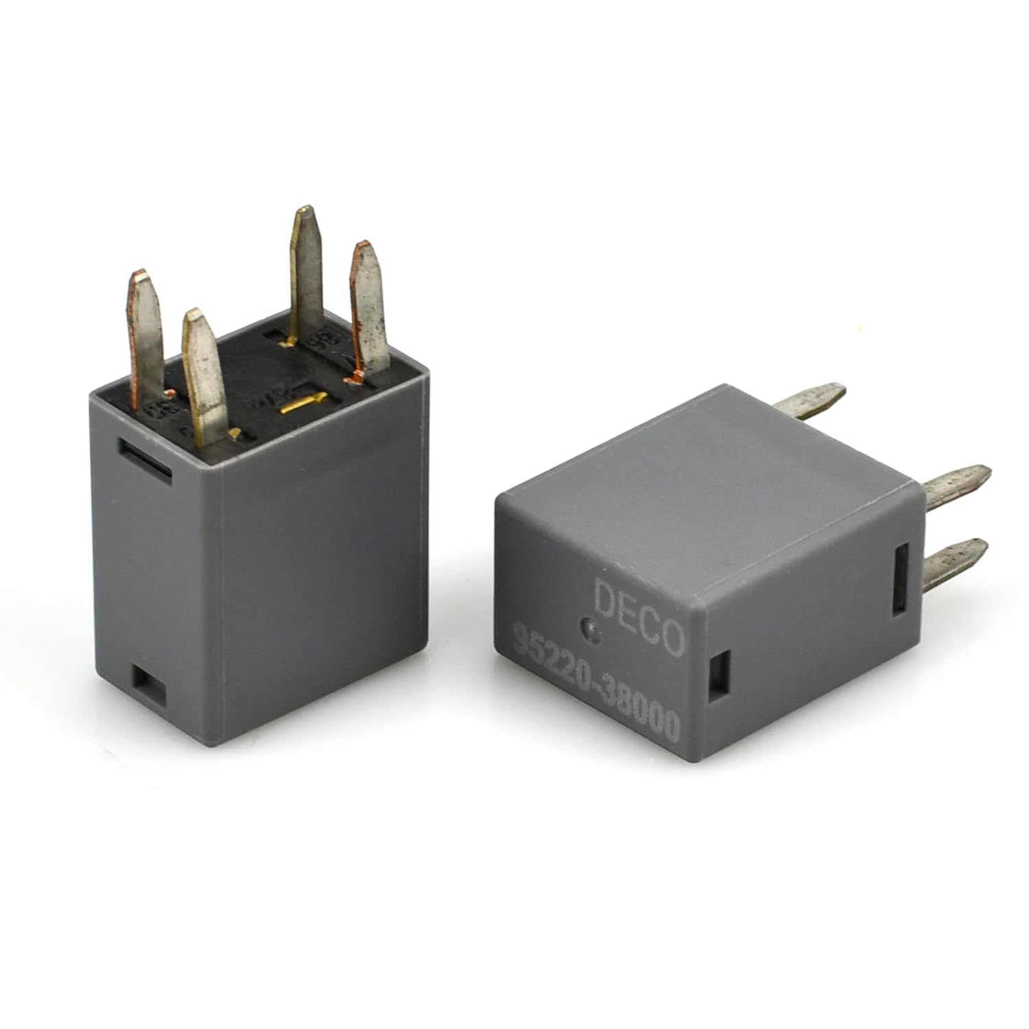 95220-38000 (Set of 2),Power Relay,12VDC 4-Pin Multipurpose Relay 9522038000 for Kia Optima 09-10 Rondo 07-10 Amanti 04-09