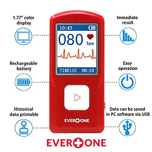 Everone EVOPM10 Portable Bluetooth Ecg/Ekg Monitor thumb #2