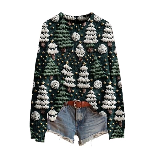 Weihnachtspullover Damen Lustig Weihnachtspulli Damen Ugly Christmas...