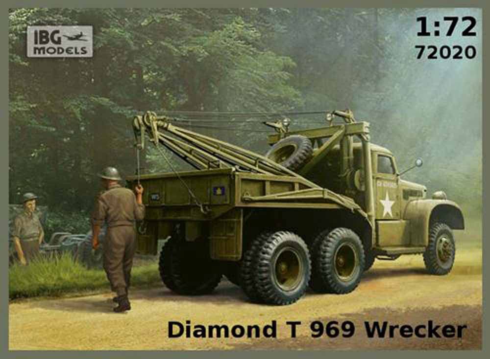 Big Ant 1/72 Diamond T 969 Wrecker #72020 Model Kit