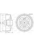 VALEO 237006 Bremstrommel