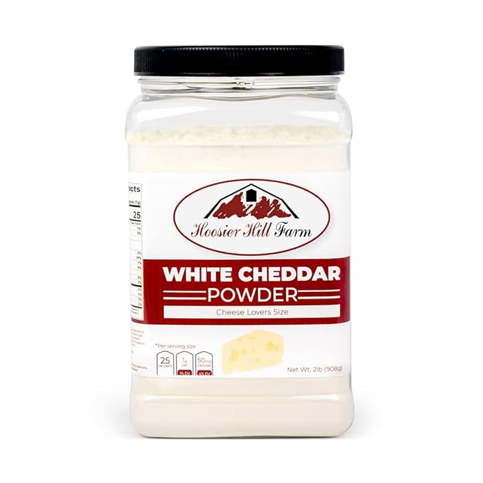 Buy Hoosier Hill Farm White Cheddar Cheese Powder, Cheese Lovers, 2