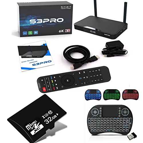 Kusezoi S3 Pro 2G Ram 32G Rom Voice Remote Hd Cable With Mini Keyboard With 32G Tf Card #TOP2