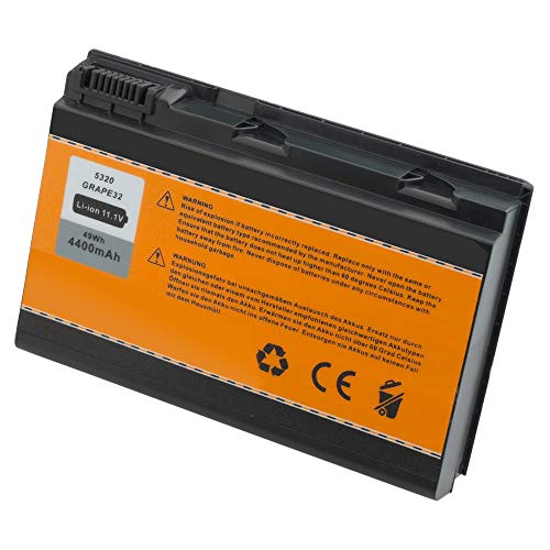 La batteria è adatta per i seguenti modelli TravelMate 5310 Series 5310-400508Mi, 5320 Series 5320-051G16Mi, 5320-101G12Mi, 5320-101G16Mi, 5320-201G16Mi. G16Mi, 5320-2518 TravelMate 5520 Series 5520-401G12, 5520-7A2G16Mi, 5520-6A2G16Mi, 5520-6A2G12Mi, 5520-5929, 5520-57620-5678, 5520-5568, 5520-5424, 5520-5421, 5520-5308, 5520-5283, 5520-5134, 5520-502G16Mi, 5520-501G16Mi, 55520-501G12Mi, 5520-402G16Mi, 5520-401G16, 5520-401G12Mi