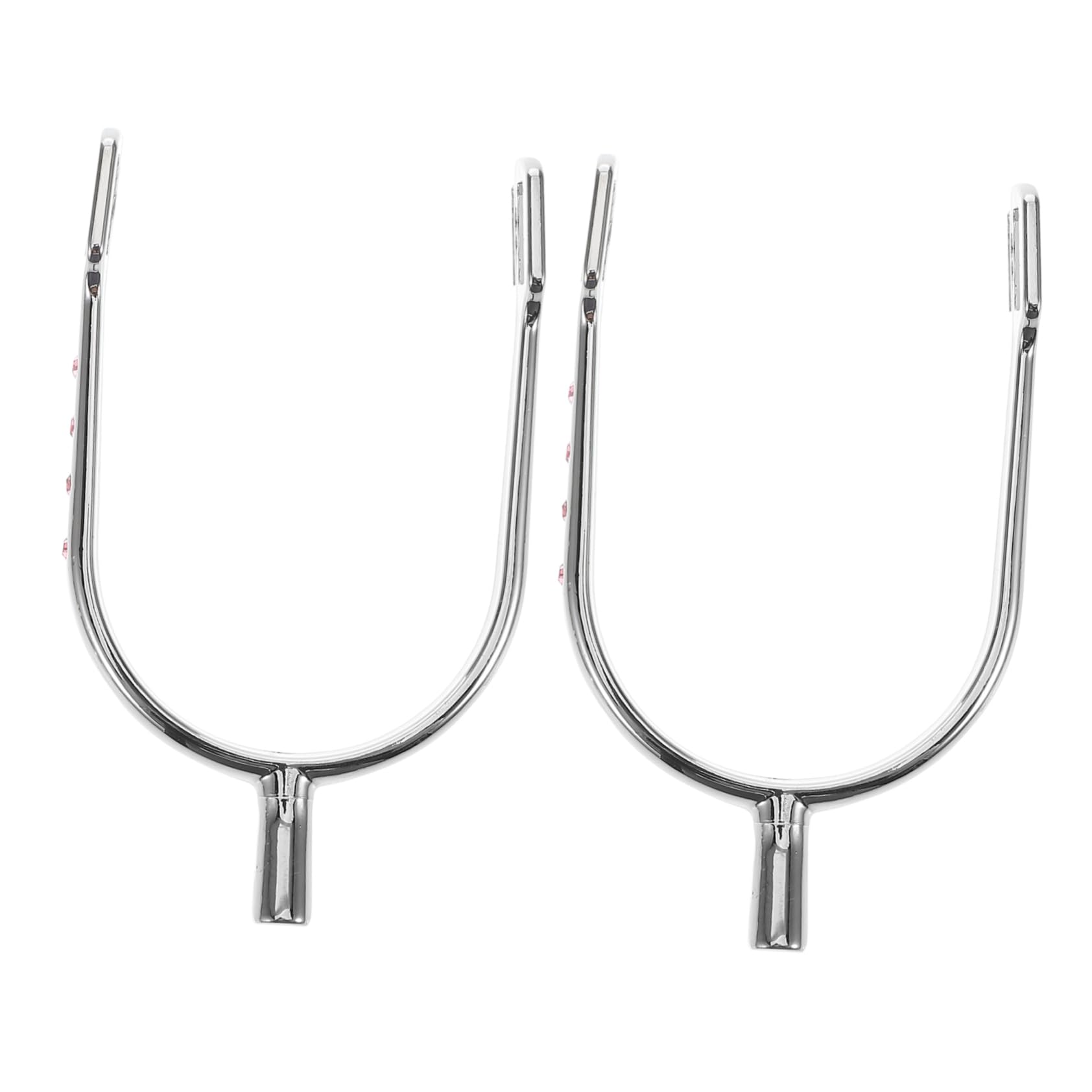 Healeved Zinc Alloy Decorative Spurs with Crystal Embellishments for English Riding Durable and Eye Catching Design Versatile Equestrian Tack for Men and Women Precision Engineered for