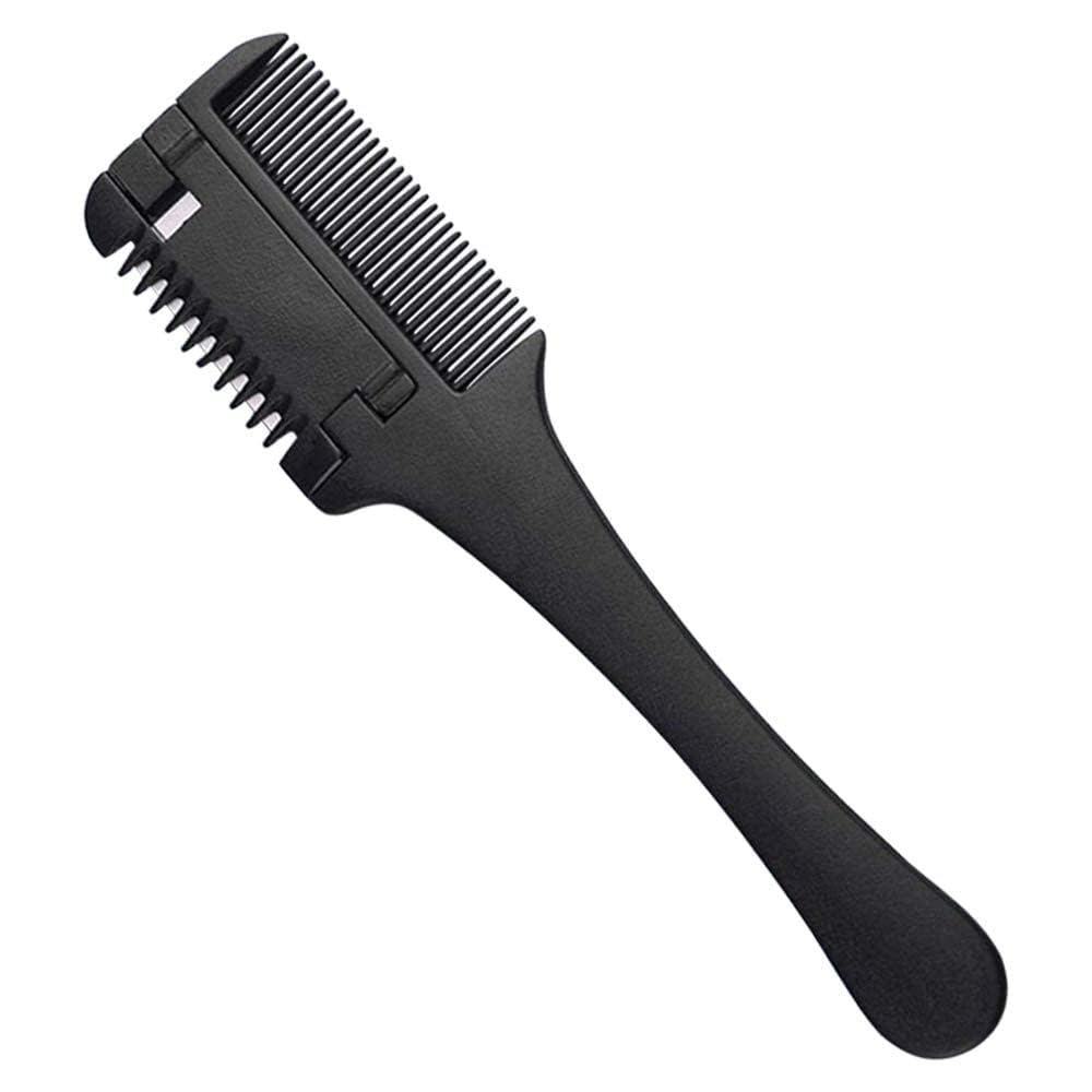 KNAFS COLLECTIONS® Professional Dual Side Blade Scissor Cutting Trimmer Comb for Slim Haircuts-image-38