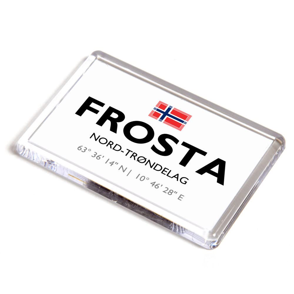 FRIDGE MAGNET - Frosta - Nord-Trondelag - Norway - Lat/Long
