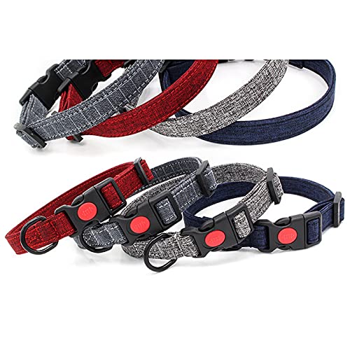 MARMODAY Hundehalsband, aus Segeltuch, sehr hell, langlebig und bequem