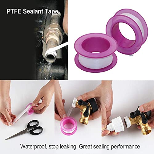 Lysee 3D Printer Parts & Accessories - 20 Rolls Sealant Tape Industrial Plumber Tape Thread Seal Tape for Pipe Connections Plumbing