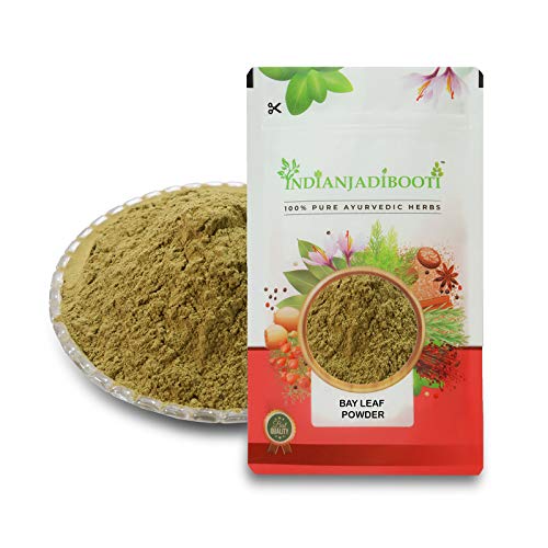 Image of IndianJadiBooti Tej Patta Powder - Tejpatta Powder - Bay Leaf Powder - Cinnamomum Tamala, 100 Grams | Pack Of 2