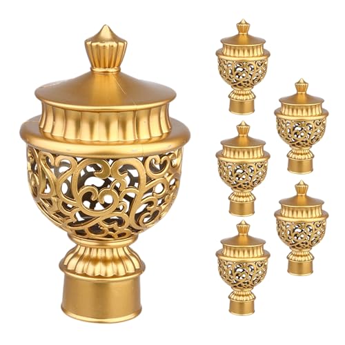 HANABASS �J�[�e�����[�������G���h�L���b�v6�Z�b�g 26�`28mm�Ή��t�B�j�A�� ���B���e�[�W����f�U�C���̑��p�J�[�e�����b�h���� ���r���O