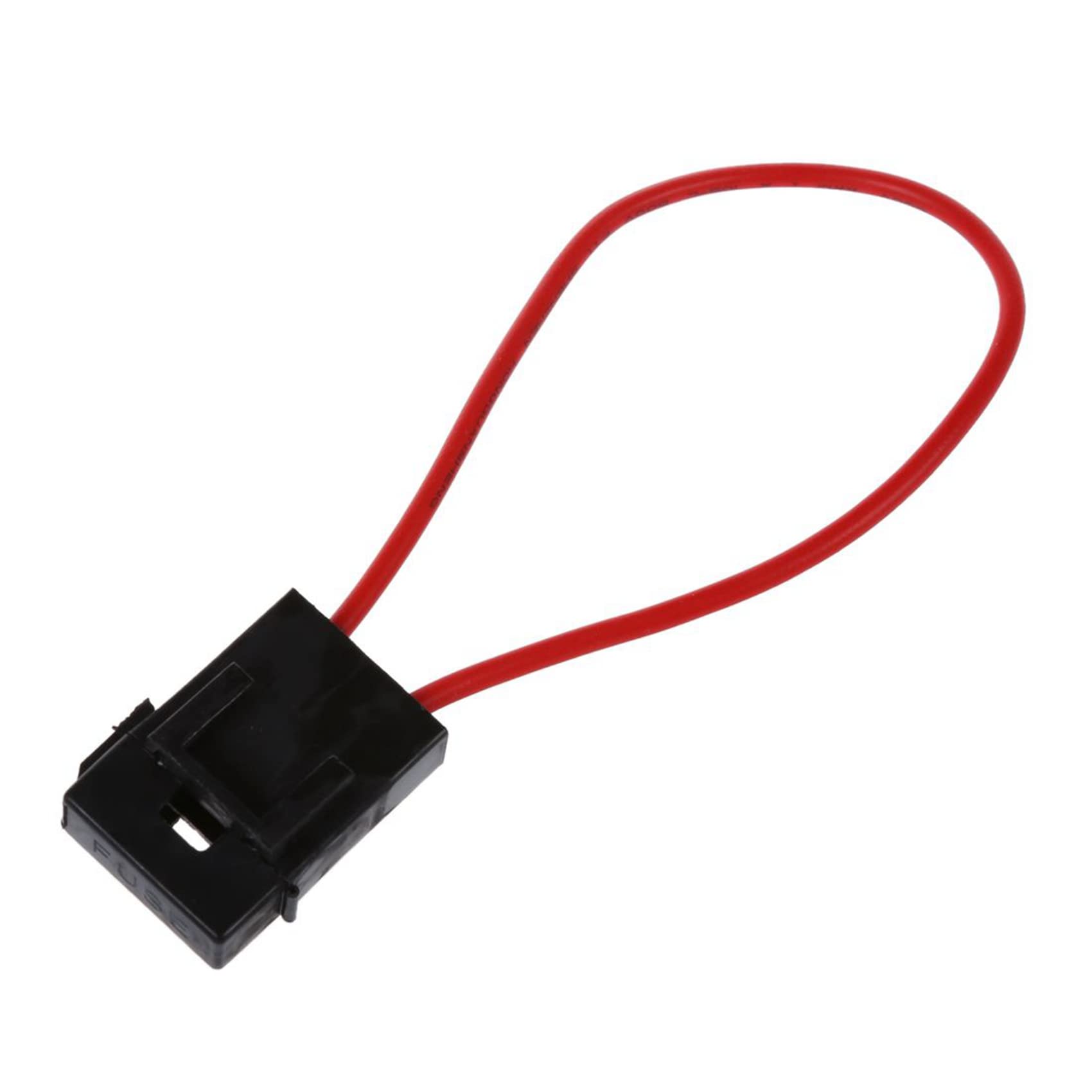 Lot de 60 porte-fusibles 30 A pour voiture - Noir et rouge