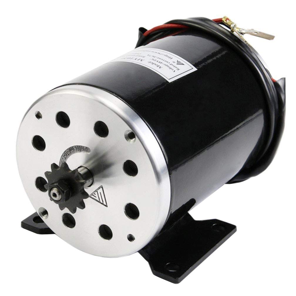 High Speed Brushed DC Motor, MY1020 36V 800W Brush DC Motor 2750rpm High Efficiency Electric Motor for Electric Scooter Mini Bike Quad