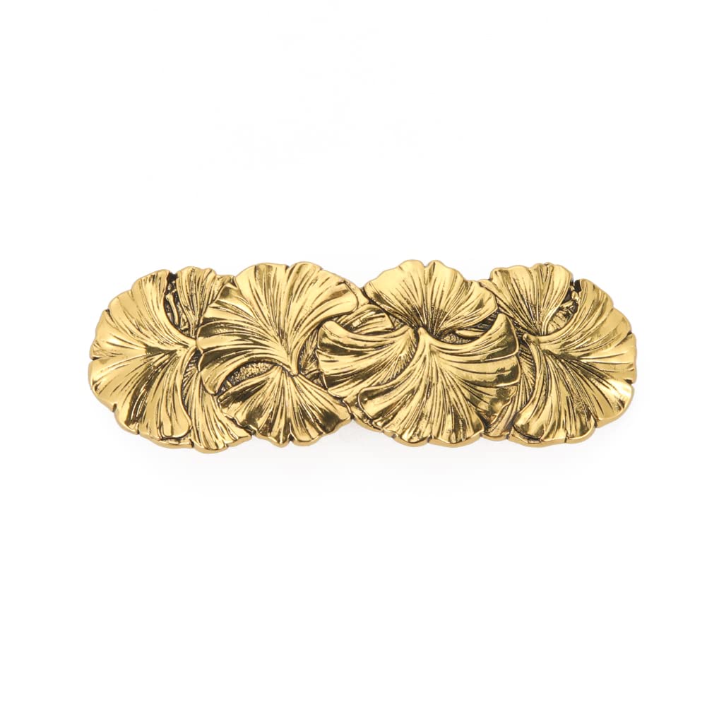 KKJOY Pasadores para el Pelo Mujer de Metal Vintage Pinzas Pelo Adornos Hair Clips Accesorios Pelo Boda Horquillas para el Pelo Niña (Ginkgo Biloba - Oro)