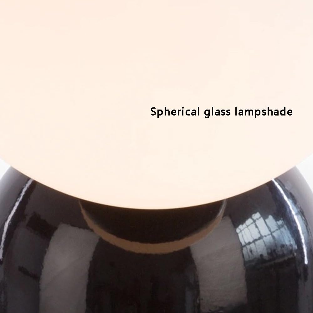 lampes de chevet, Abat-jour en verre globe