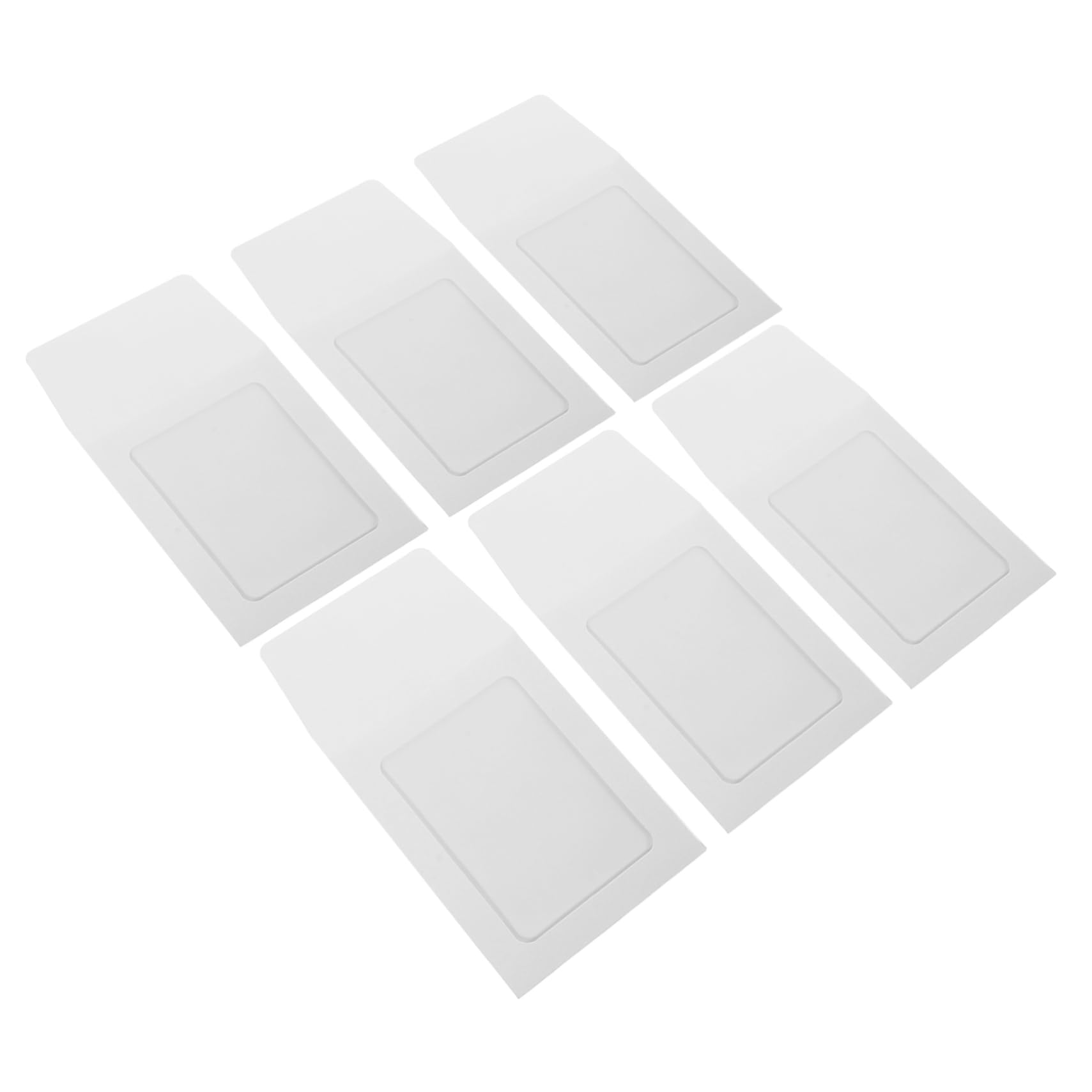 Operitacx 100 Pz Portacarte Color Macaron Custodie Per Carte Collezionabili Standard Copertine Delle Copertine Per Antigraffio Display e Carta Kraft Bianca