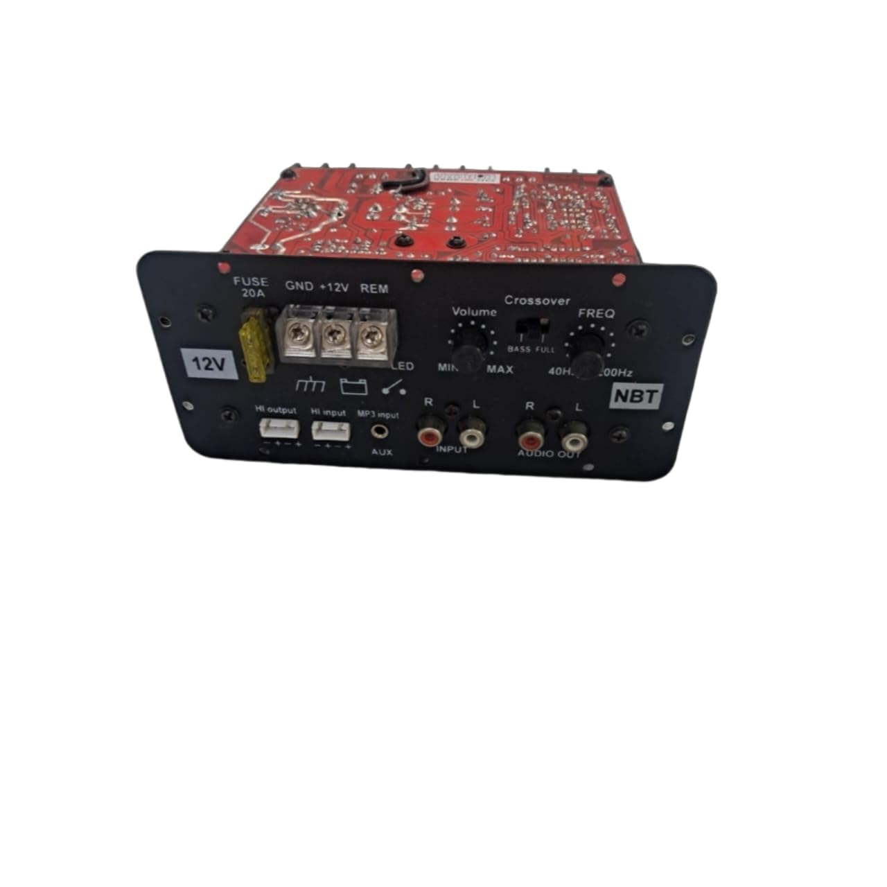 Car Bass Tube Amplifier Board with 2SC5200 + 2SA1943 Transistor (Black) for 6"-8"-10"-12" Woofer