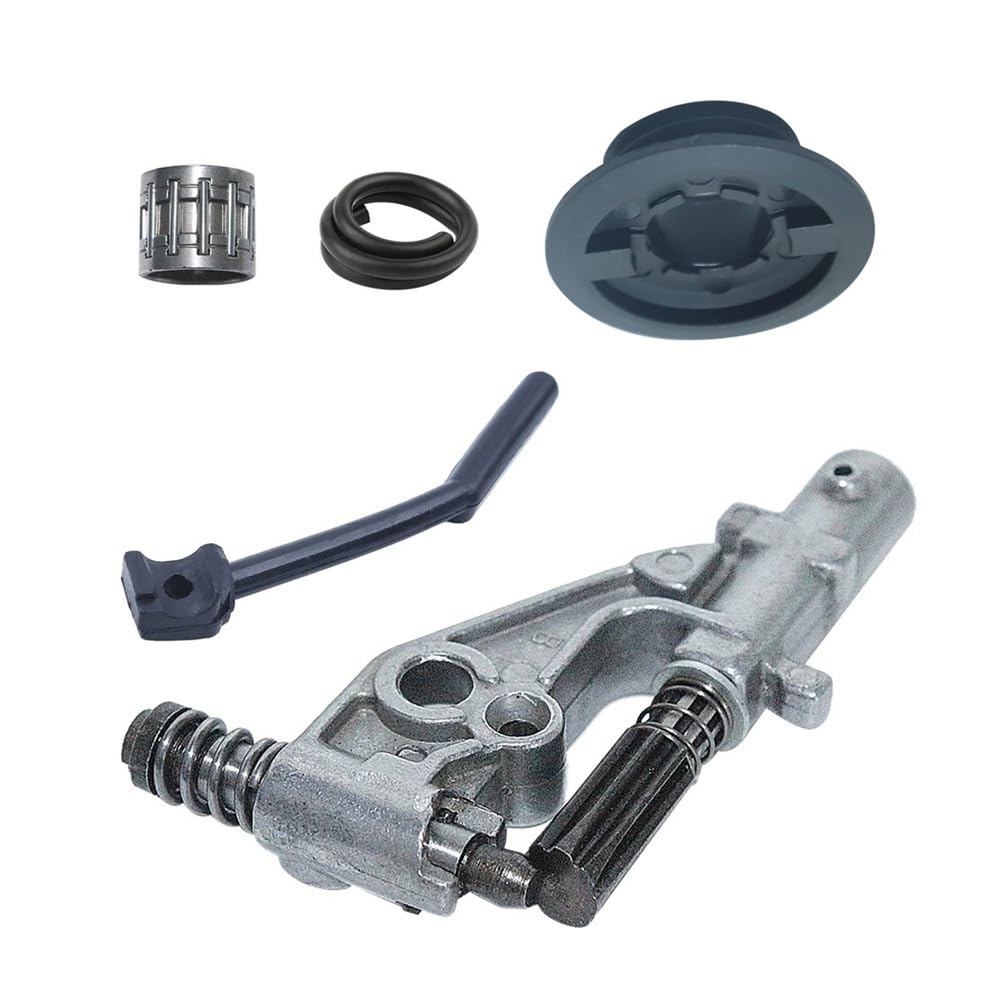 Oil Pressure Line Kit Fit for 455 Rancher 455E 460 461 Chainsaw Replace 544180104 537261501 Worm Gear Oiler Pinion